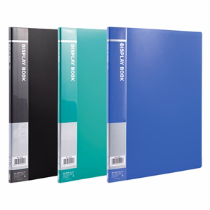 Iratvédő mappa DELI A/4 10 zsebes PP vegyes színekben