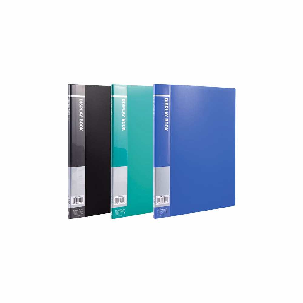 Iratvédő mappa DELI A/4 10 zsebes PP vegyes színekben