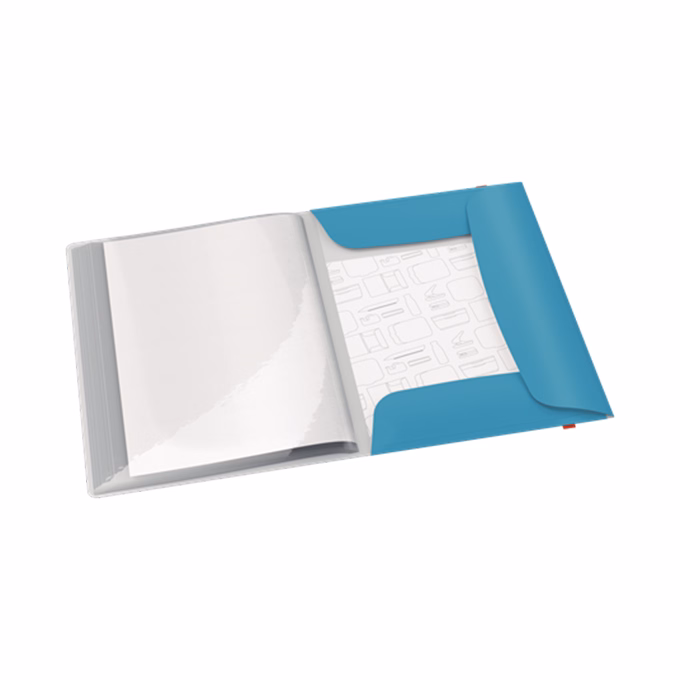 Iratvédő mappa LEITZ Cosy A/4 20 zsebes nyugodtkék