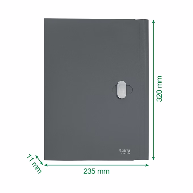 Iratvédő mappa LEITZ Recycle A/4 11mm PP piros