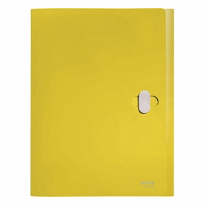 Iratvédő mappa LEITZ Recycle Jumbo A/4 38mm PP sárga