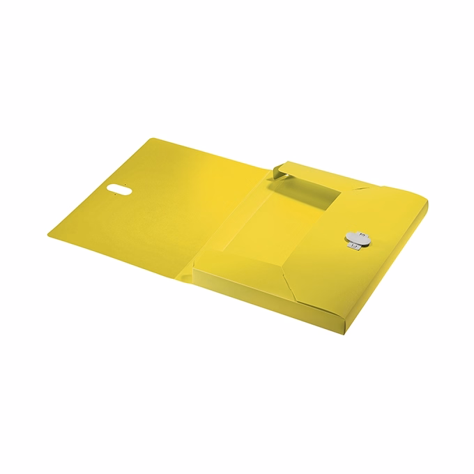 Iratvédő mappa LEITZ Recycle Jumbo A/4 38mm PP sárga