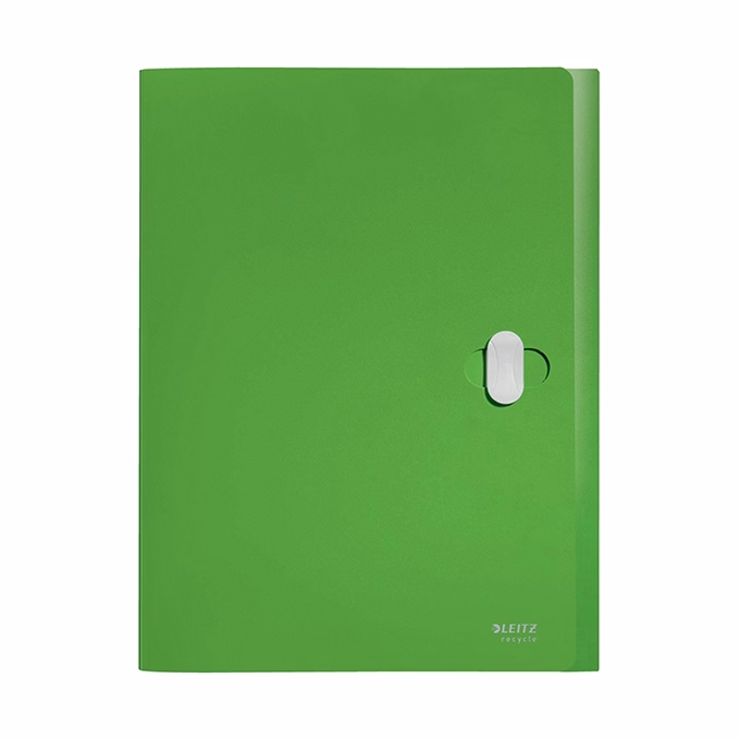 Iratvédő mappa LEITZ Recycle Jumbo A/4 38mm PP zöld