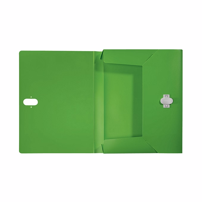 Iratvédő mappa LEITZ Recycle Jumbo A/4 38mm PP zöld