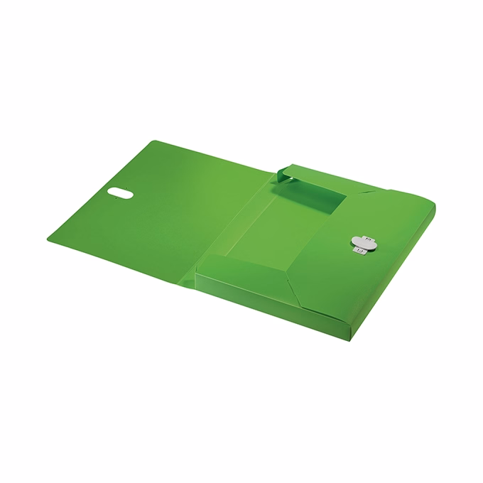 Iratvédő mappa LEITZ Recycle Jumbo A/4 38mm PP zöld
