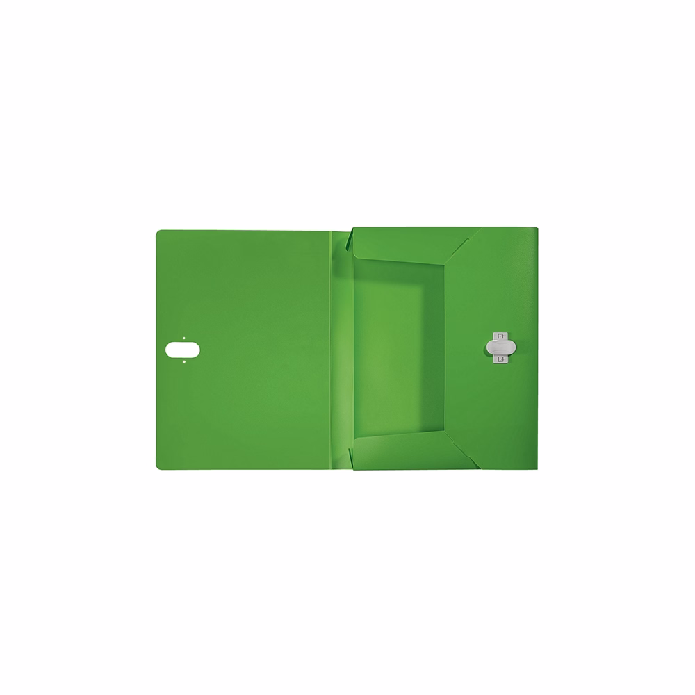Iratvédő mappa LEITZ Recycle Jumbo A/4 38mm PP zöld