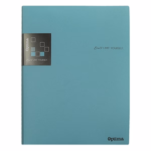 Iratvédő mappa OPTIMA Office A/4 PP 20 lapos kék