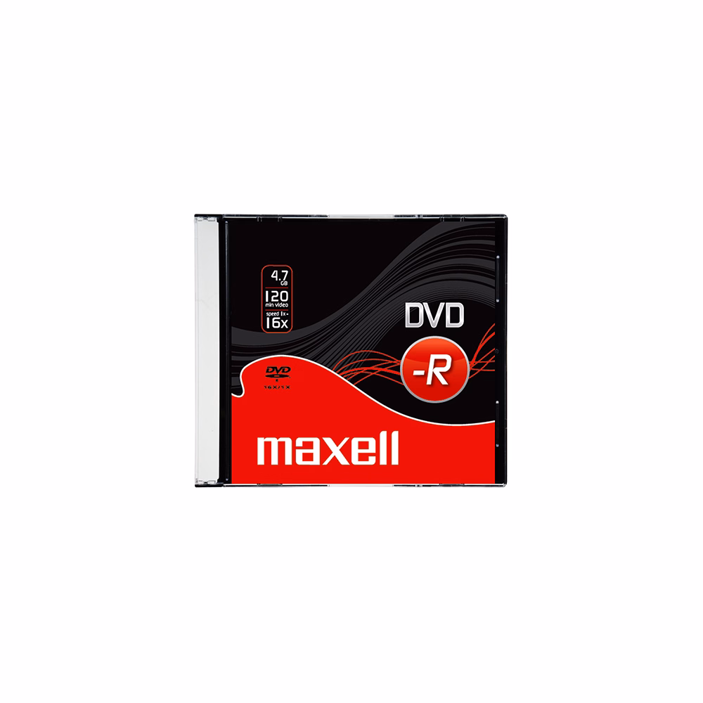 Írható DVD-R MAXELL 4,7GB slim tok