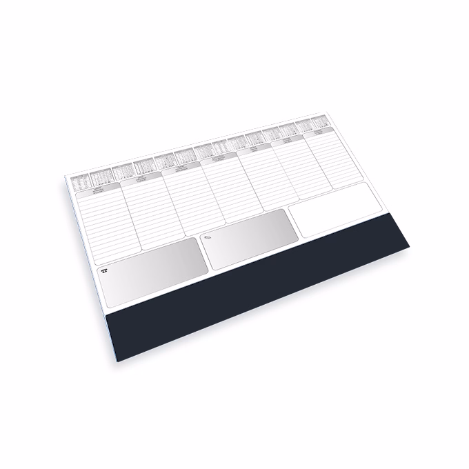 Íróalj ALISCA 576x406mm bordó bianco