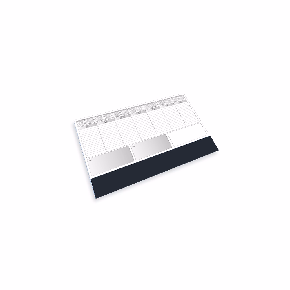 Íróalj ALISCA 576x406mm bordó bianco
