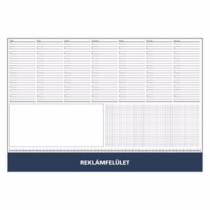 Íróalj REALSYSTEM 7141 570x390mm kék
