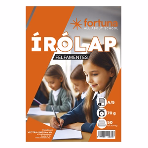 Írólap FORTUNA A/5 félfamentes 10-50 50 lapos