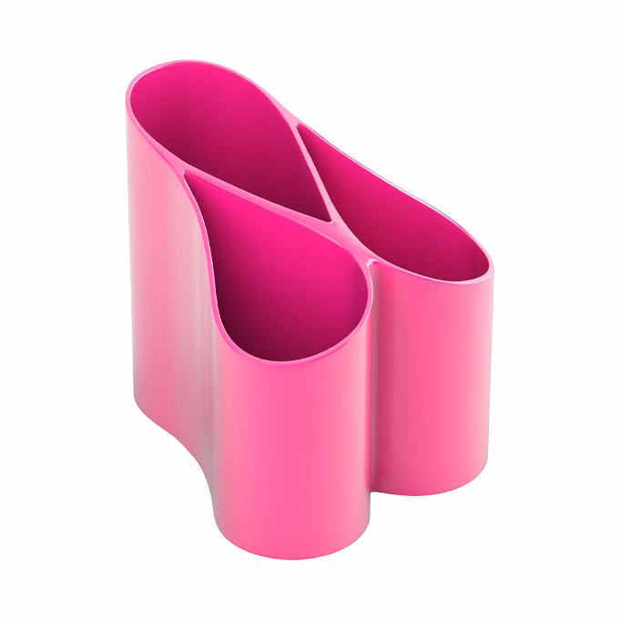Írószertartó ICO Lux műanyag pink Írószertartó ICO Lux műanyag pink