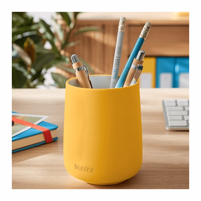 Írószertartó kerámia LEITZ Cosy meleg sárga