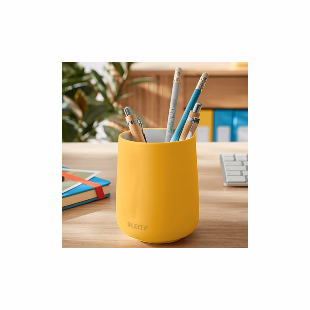 Írószertartó kerámia LEITZ Cosy meleg sárga