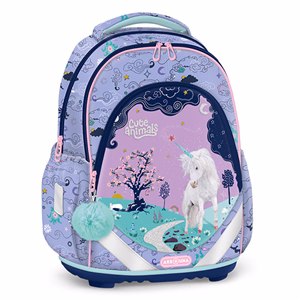 Iskolatáska ARS UNA anatómiai Cute Animals-Unicorn
