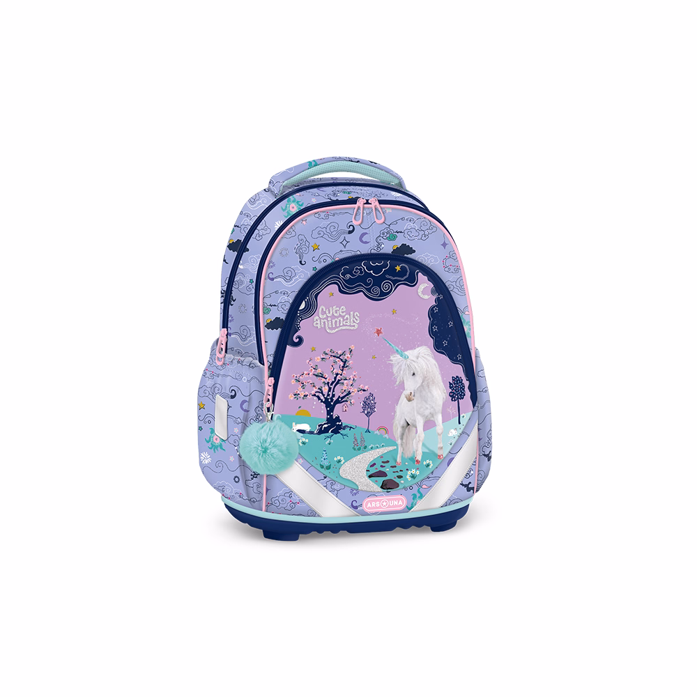 Iskolatáska ARS UNA anatómiai Cute Animals-Unicorn