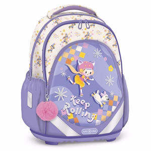 Iskolatáska ARS UNA anatómiai Keep Rolling