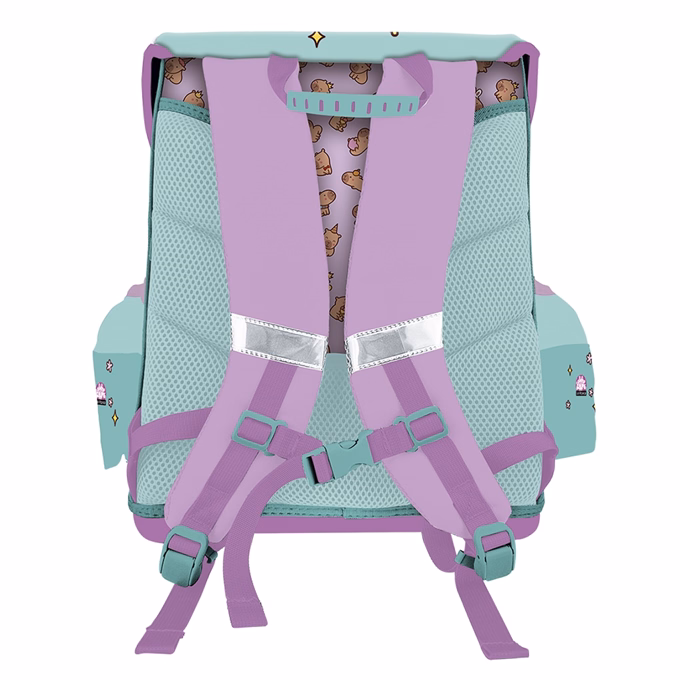 Iskolatáska LIZZYSULI Prémium 1-2. osztályos Lollipop Capybara