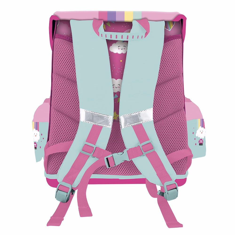 Iskolatáska LIZZYSULI Prémium 1-2. osztályos Lollipop Rainbow