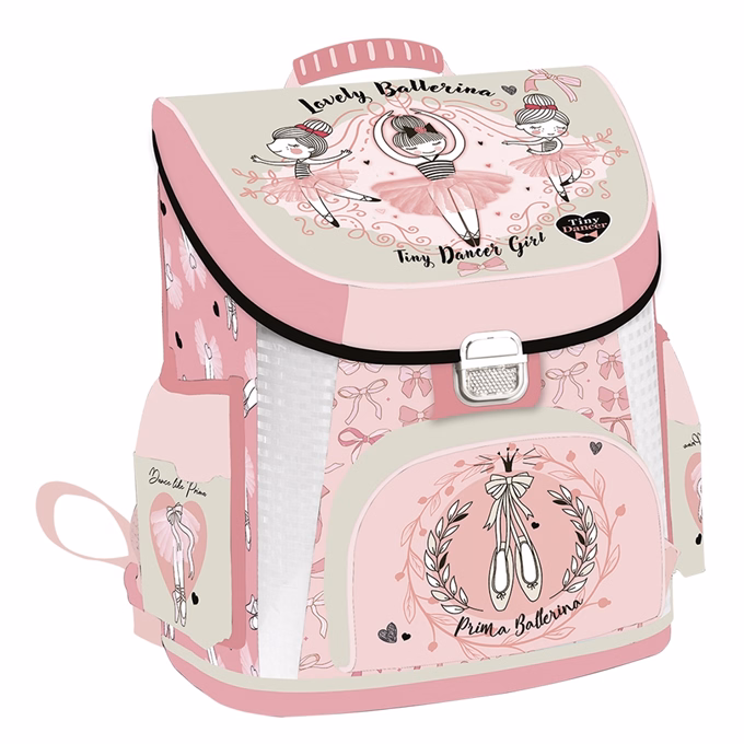 Iskolatáska LIZZYSULI Prémium 1-2. osztályos Tiny Dancer Lovely Ballerina