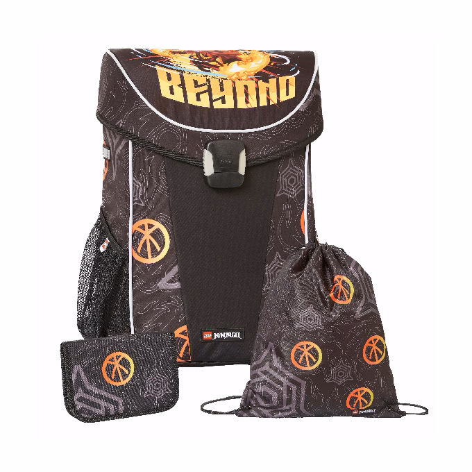 Iskolatáska szett LEGO Easy 3 részes Ninjago Reach tornazsákkal és felszerelt tolltartóval