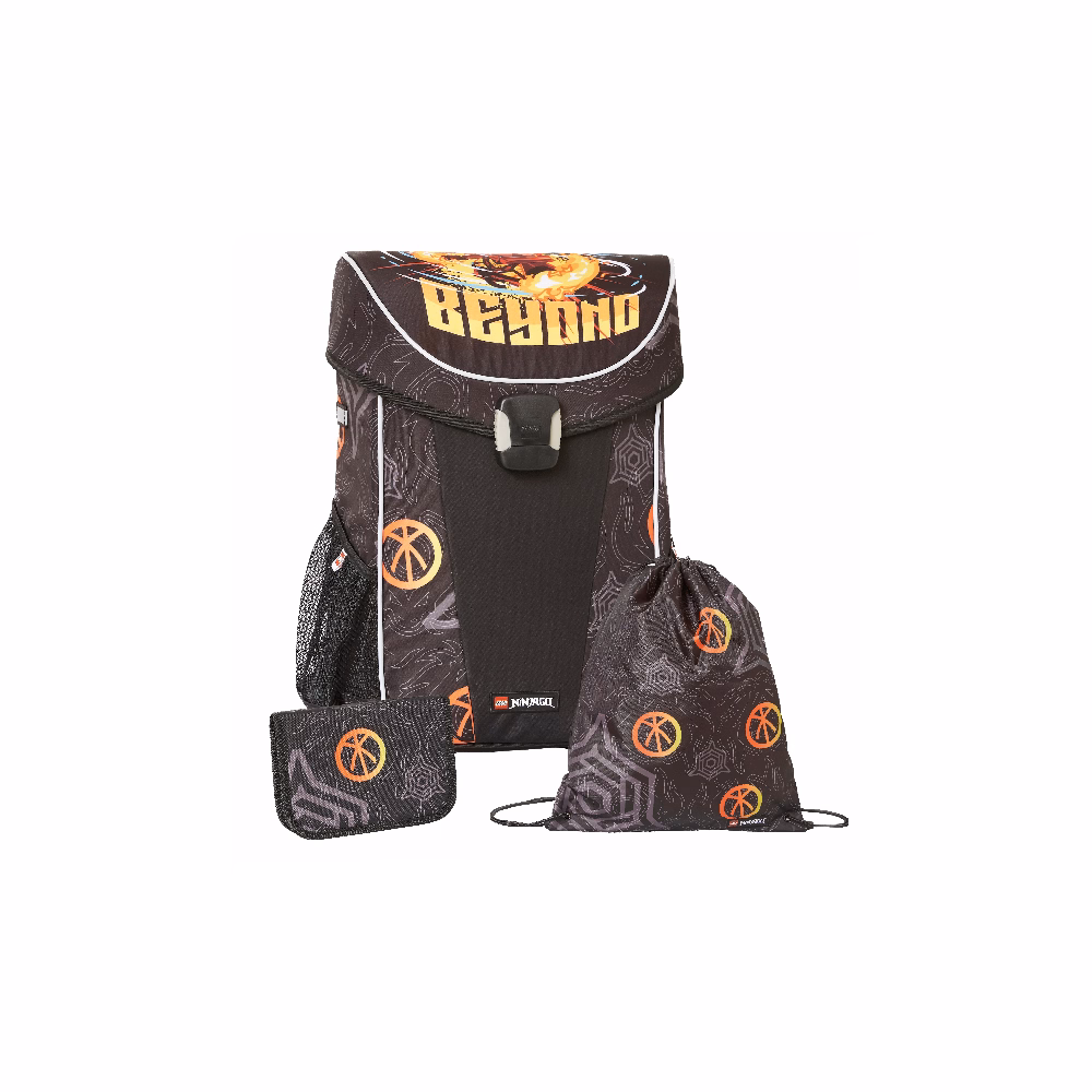 Iskolatáska szett LEGO Easy 3 részes Ninjago Reach tornazsákkal és felszerelt tolltartóval