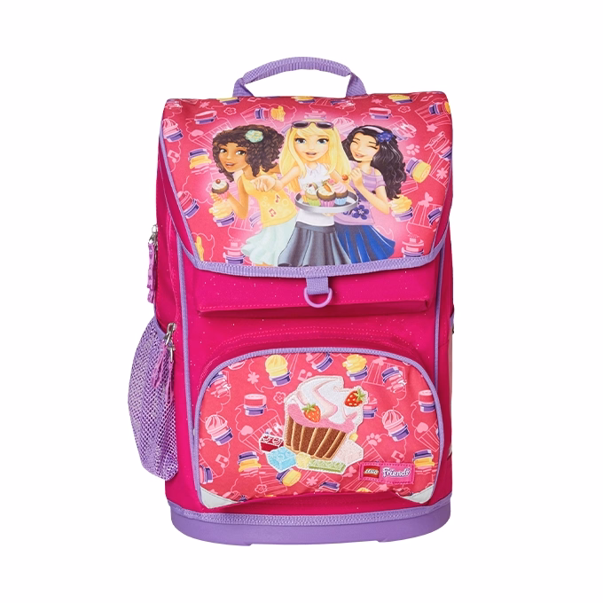 Iskolatáska szett LEGO Friends Cupcake 2 részes pink