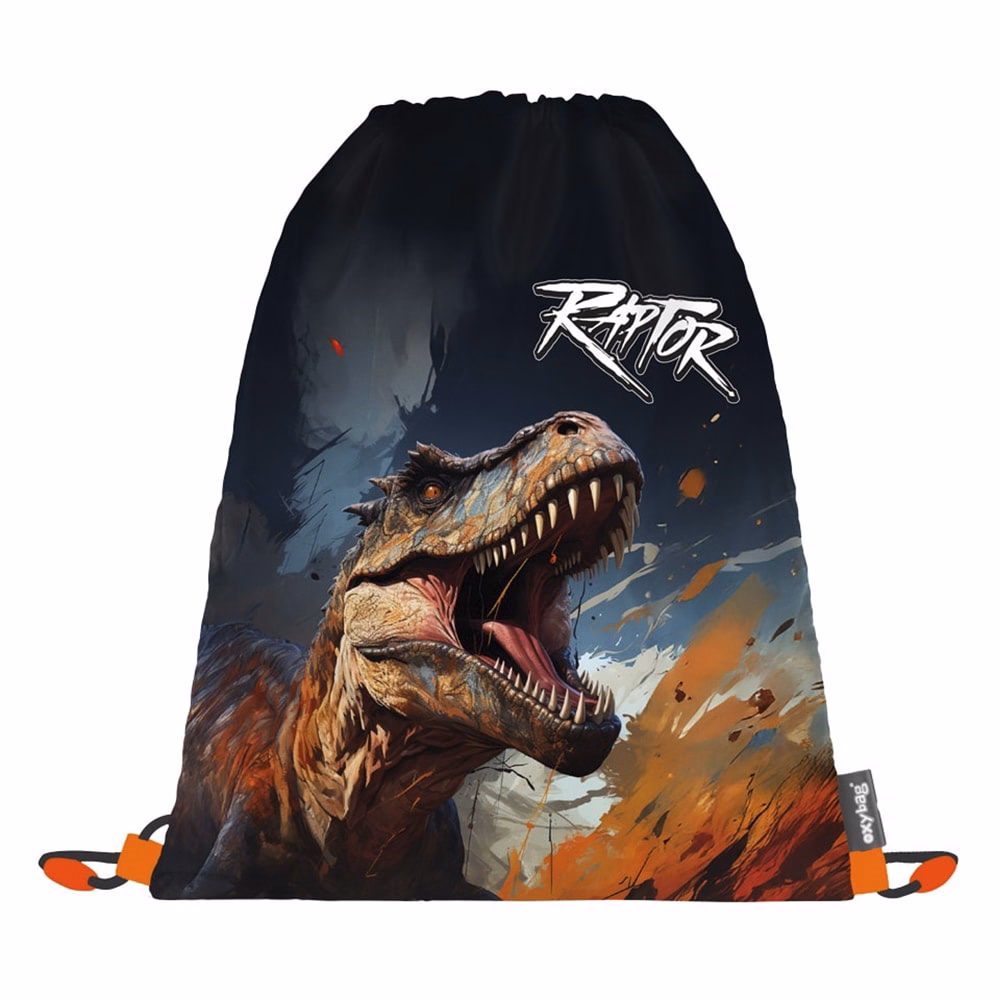 Iskolatáska szett OXY Go 3 részes Dino tolltartóval és tornazsákkal