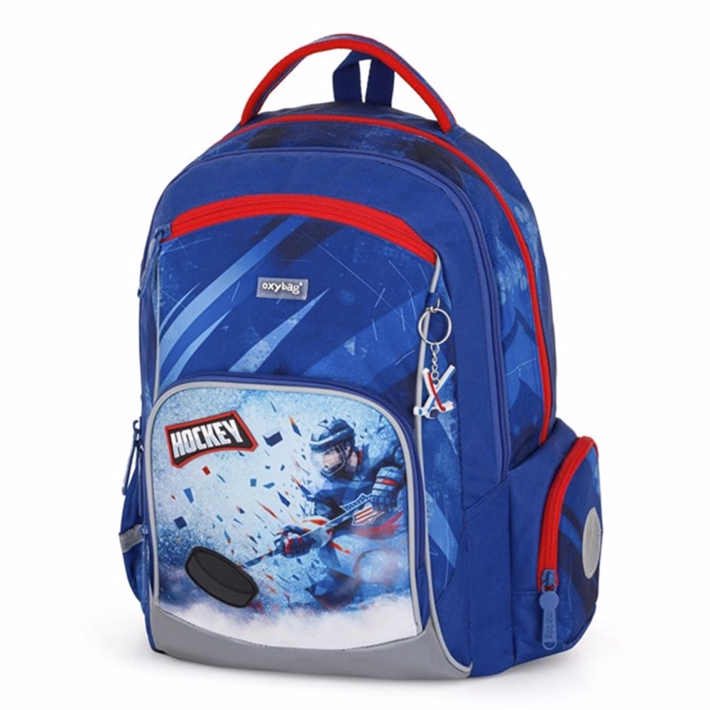 Iskolatáska szett OXY Go 3 részes Hockey tolltartóval és tornazsákkal