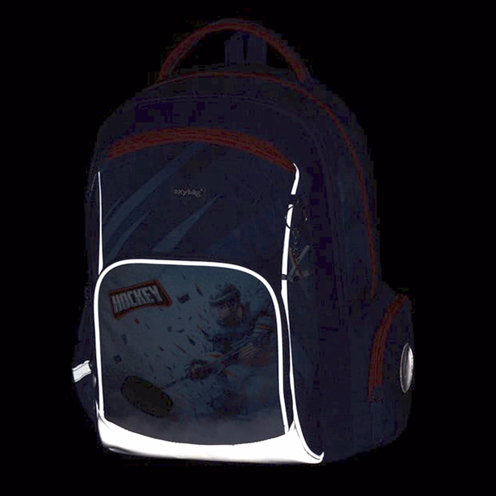 Iskolatáska szett OXY Go 3 részes Hockey tolltartóval és tornazsákkal