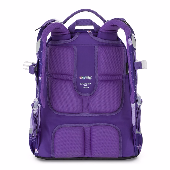 Iskolatáska szett OXY Jumper 3 részes Flowers tolltartóval és tornazsákkal