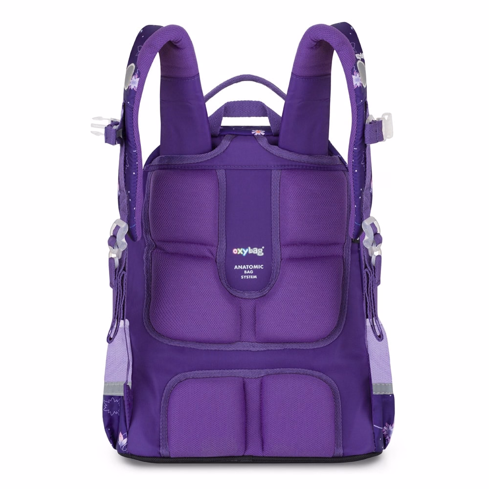 Iskolatáska szett OXY Jumper 3 részes Flowers tolltartóval és tornazsákkal