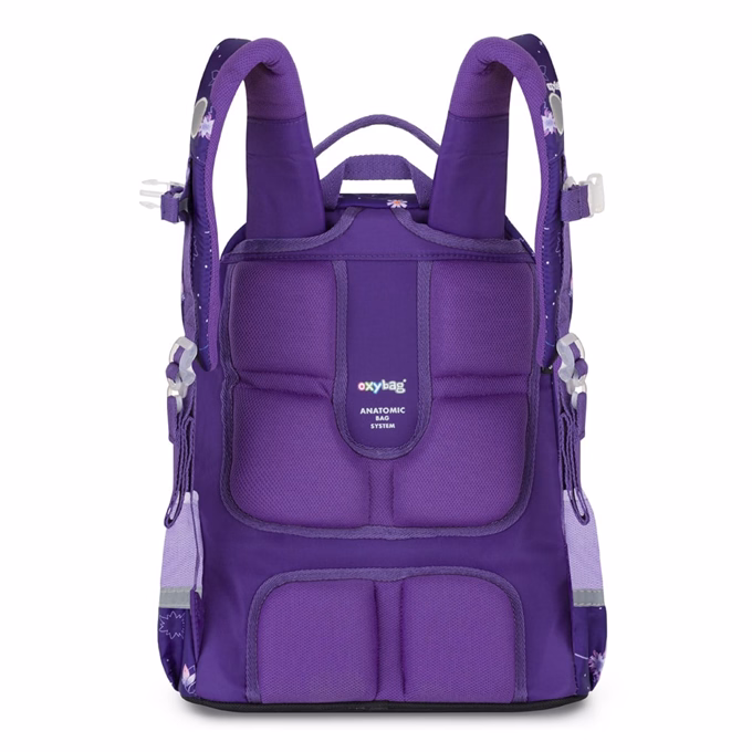 Iskolatáska szett OXY Jumper 3 részes Flowers tolltartóval és tornazsákkal