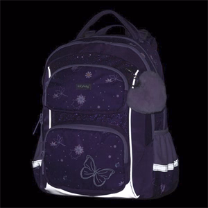 Iskolatáska szett OXY Jumper 3 részes Flowers tolltartóval és tornazsákkal