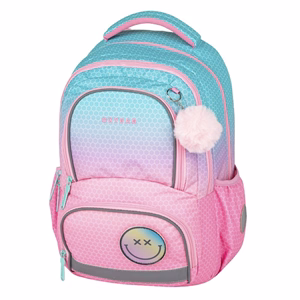 Iskolatáska szett OXY Next 3 részes Ombre pink tolltartóval és tornazsákkal