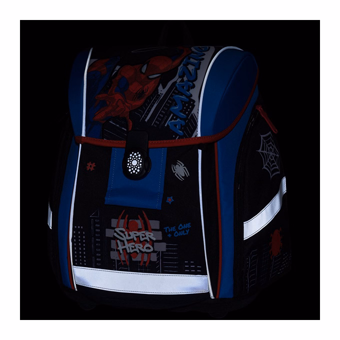 Iskolatáska szett OXY Premium Light 3 részes Spiderman tolltartóval és tornazsákkal