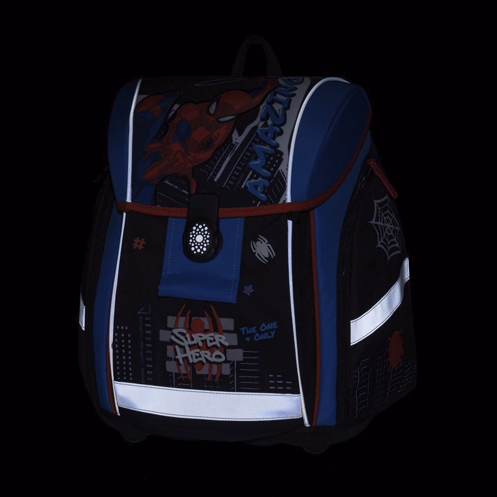 Iskolatáska szett OXY Premium Light 3 részes Spiderman tolltartóval és tornazsákkal