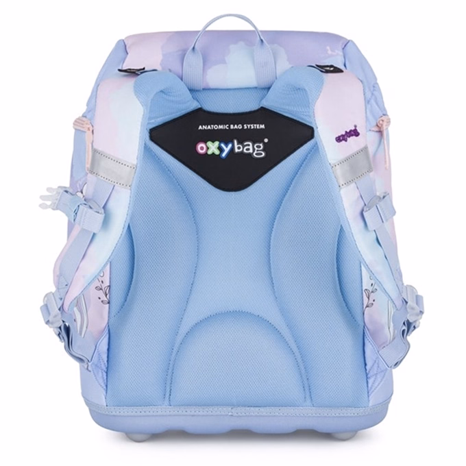 Iskolatáska szett OXY SHERPY 4 részes Colibri tolltartóval, tornazsákkal és cserélhető matricával