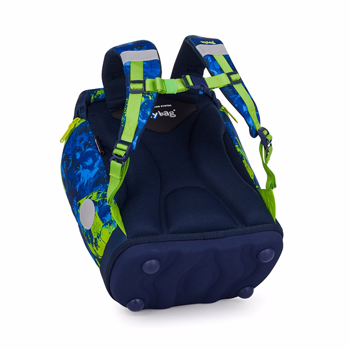 Iskolatáska szett OXY SHERPY 4 részes Football tolltartóval, tornazsákkal és cserélhető matricával