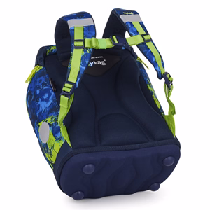 Iskolatáska szett OXY SHERPY 4 részes Football tolltartóval, tornazsákkal és cserélhető matricával