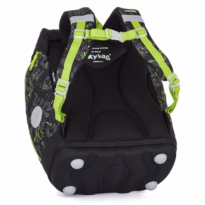 Iskolatáska szett OXY SHERPY 4 részes Gamer tolltartóval, tornazsákkal és cserélhető matricával