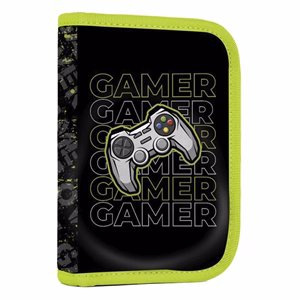 Iskolatáska szett OXY SHERPY 4 részes Gamer tolltartóval, tornazsákkal és cserélhető matricával