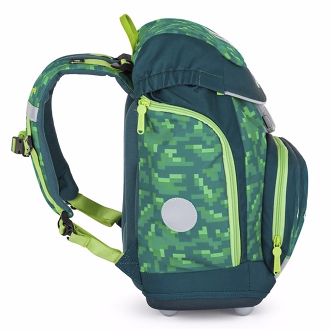 Iskolatáska szett OXY SHERPY 4 részes Playworld tolltartóval, tornazsákkal és cserélhető matricával