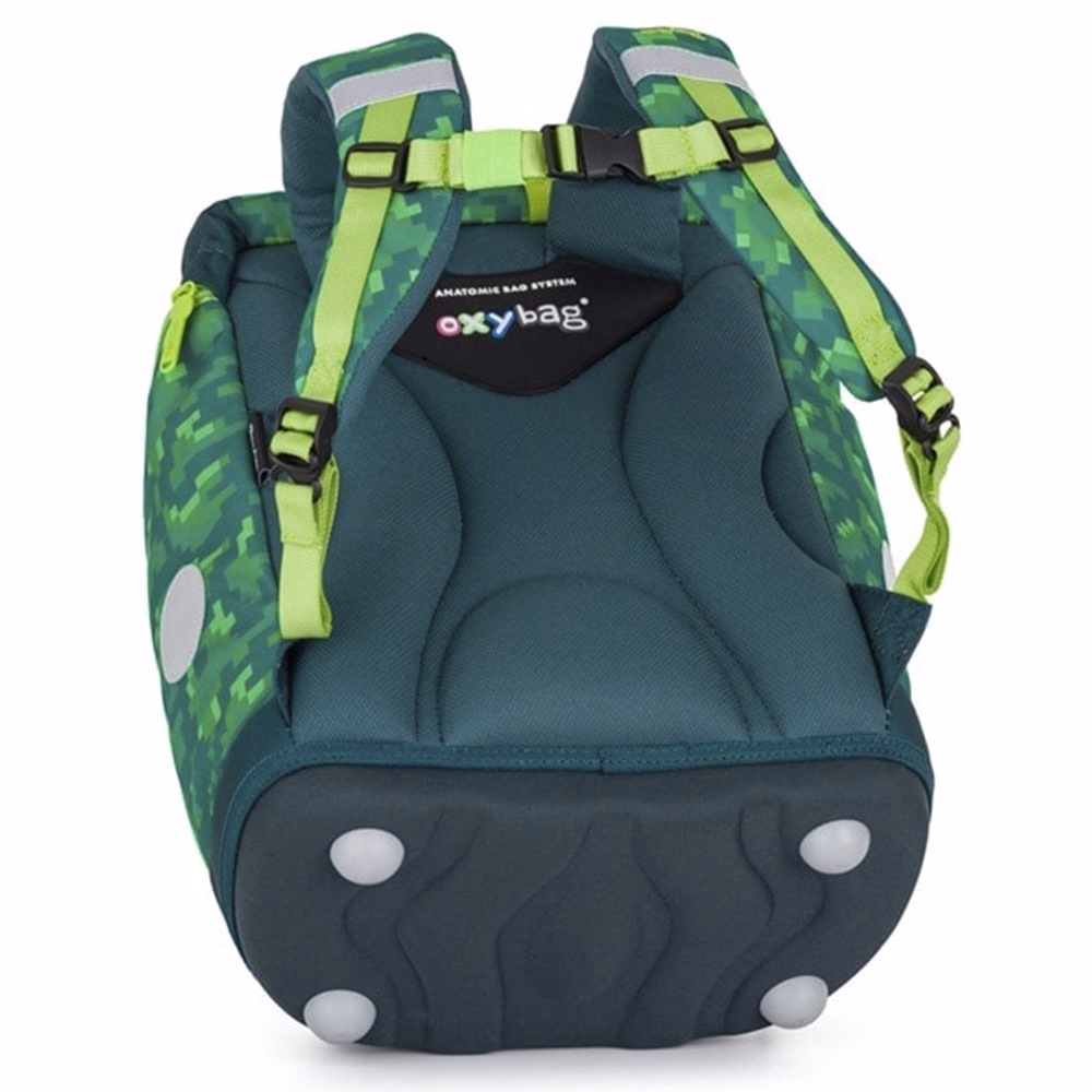 Iskolatáska szett OXY SHERPY 4 részes Playworld tolltartóval, tornazsákkal és cserélhető matricával