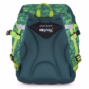 Iskolatáska szett OXY SHERPY 4 részes Playworld tolltartóval, tornazsákkal és cserélhető matricával