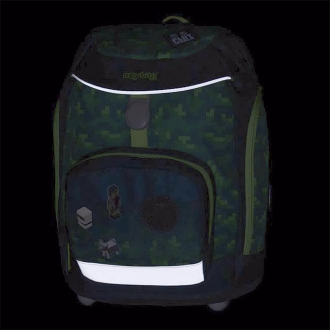 Iskolatáska szett OXY SHERPY 4 részes Playworld tolltartóval, tornazsákkal és cserélhető matricával