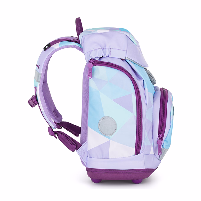 Iskolatáska szett OXY SHERPY 4 részes Unicorn tolltartóval, tornazsákkal és cserélhető matricával /2025