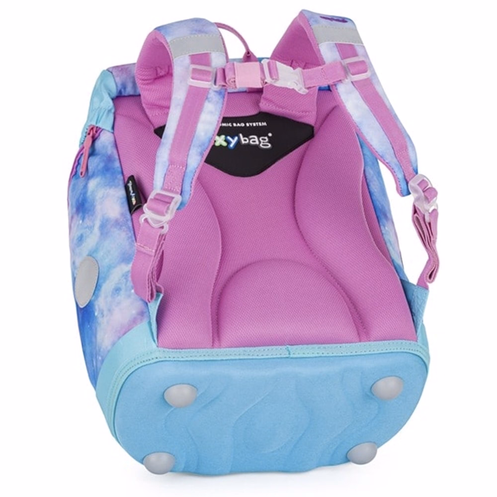 Iskolatáska szett OXY SHERPY 4 részes Unicorn tolltartóval, tornazsákkal és cserélhető matricával