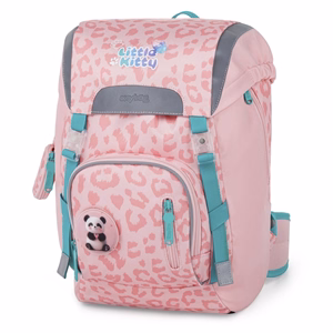 Iskolatáska szett OXY Sky 4 részes Cat tolltartóval, tornazsákkal és cserélhető matricával